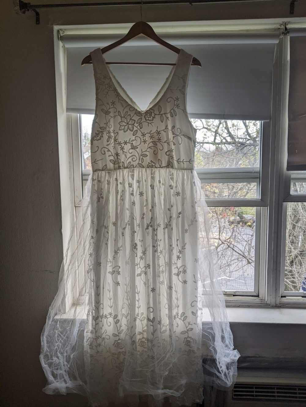 Xxl White Bridal Maxi